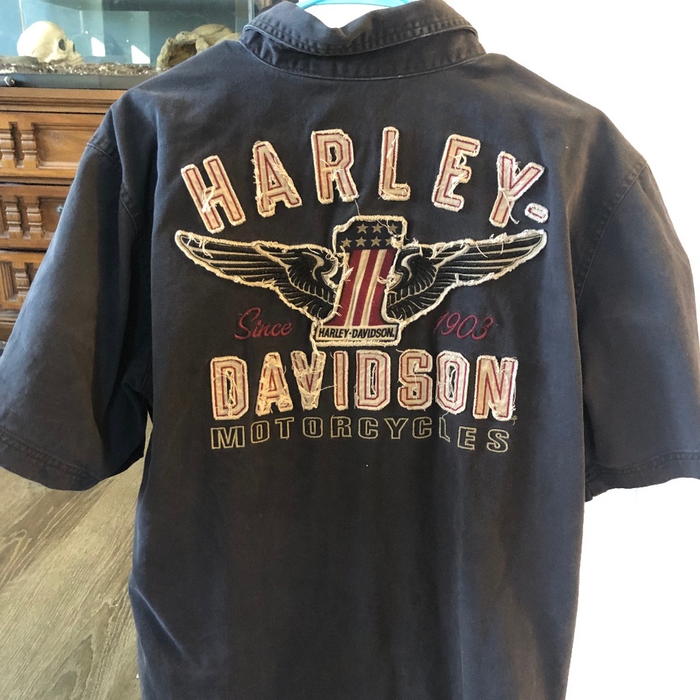 Men’s Harley Davidson mechanic shirt